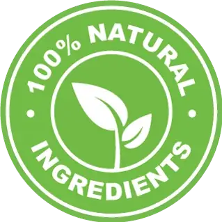 Natural ingredients seal printed on the Boost Surge X label