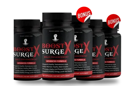 Boost Surge X 4-bottle pack, a 120-day supply